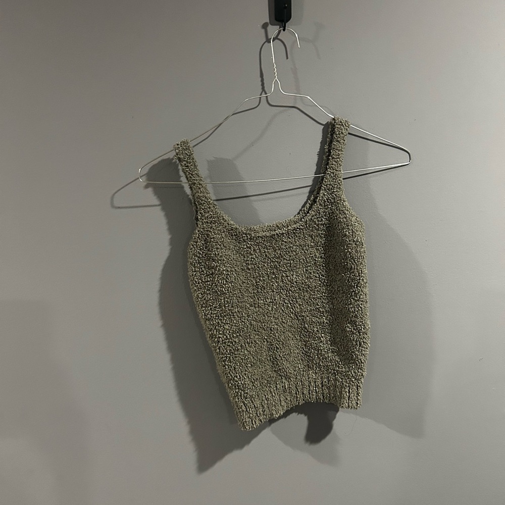 SKIMS Cozy Knit Tank Top - Gray